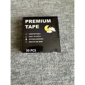 Premium Mouth Tape Breathable Adhesive Improve Nose Breathing  Snore 30 Pcs. New
